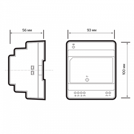 BSPS DIN 12V 7.5A=100w IP20