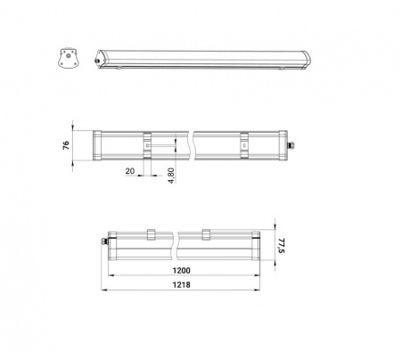 SVT-P-I-v2-1200-48W-IP65-M