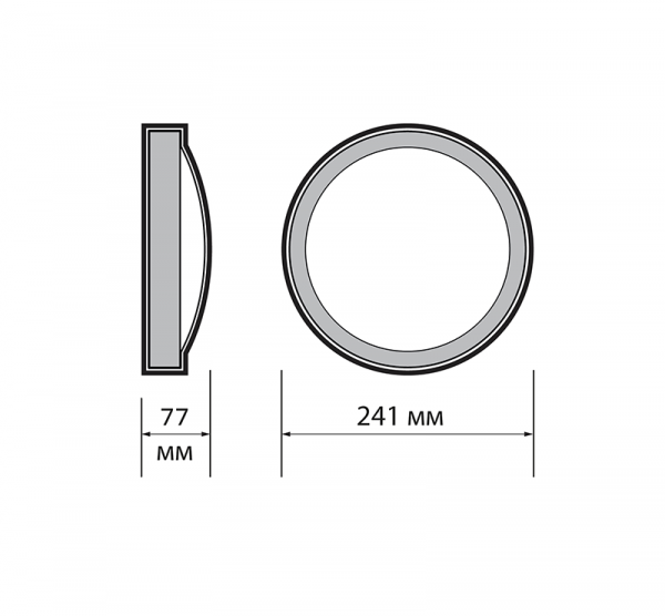 PBH-PC6-E3 18W 4000K WHITE с БАП IP65