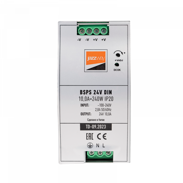 BSPS DIN 24V10.0A=240w IP20