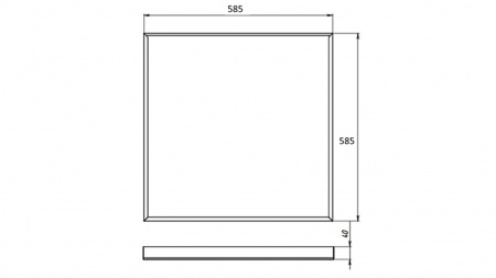 SVT-ARM-G-588x588x40-28W-PR