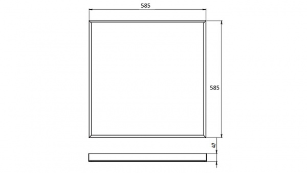 SVT-ARM-G-588x588x40-28W-PR