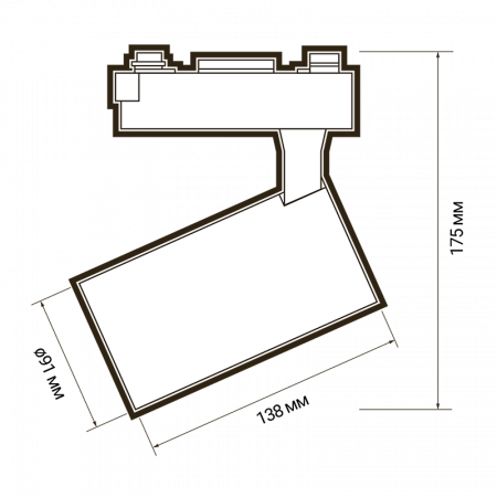 PTR 1335 35w 3000K 24° BL IP40