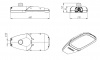 Уличный светодиодный светильник FLA 27A-85-740-W5 АСУНО