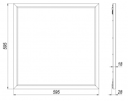 SVT-ARM-Panel-RZ-595x595x18-34W-IP40-M