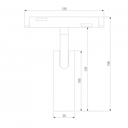 Slim Magnetic Умный трековый светильник 7W 2700-6500K Dim Cubo чёрный 85070/01