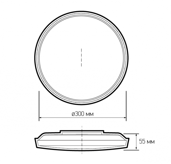 PPB OPAL 36W 6500K WH IP20