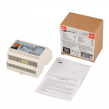 BSPS DIN 12V 7.5A=100w IP20