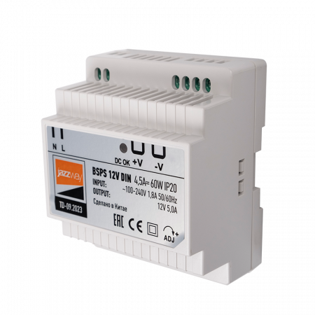 BSPS DIN 12V 4.5A=60w IP20