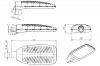 Уличный светодиодный светильник FLA 130A-80-750-WA