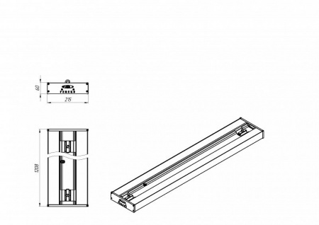 Потолочный светодиодный светильник FHL 01-120-850-C110 IP54