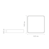 PPB Scandic-S 24w 4000K GR/W IP20