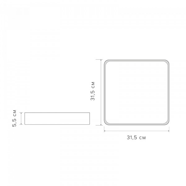 PPB Scandic-S 24w 4000K GR/W IP20