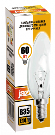 B35 240V 60w E14 clear