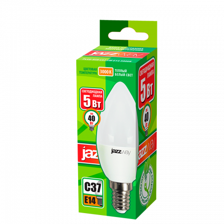 PLED-ECO-C37 5w E14 3000K