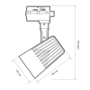 PTR 0140-2 40w 4000K 24° GR IP40