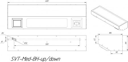 SVT-Med-BH-29W/10W-up/down-4000K