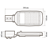 Уличный светодиодный светильник PSL 06 50W SENSOR 5000K IP65