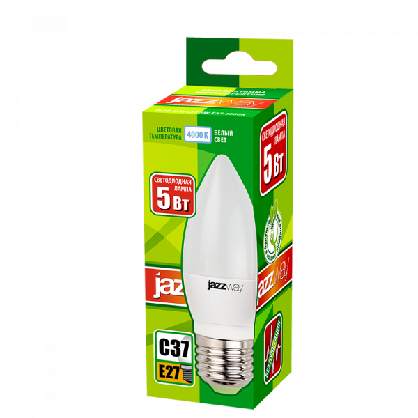 PLED-ECO-C37 5w E27 4000K