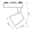 PTR 0330 30w 4000K 24° GR IP40